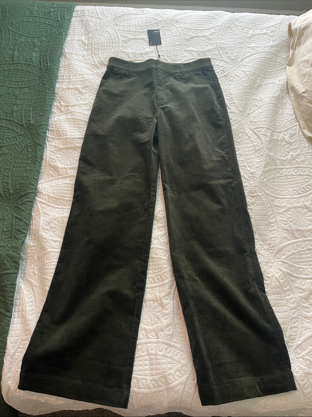 Paige Danielle Trouser Dark Fern Green Size 8